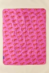 Baggu Puffy Picnic Blanket In Pink Lobster At Urban Outfitters