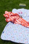 Baggu Puffy Picnic Blanket In Sea Charms At Urban Outfitters
