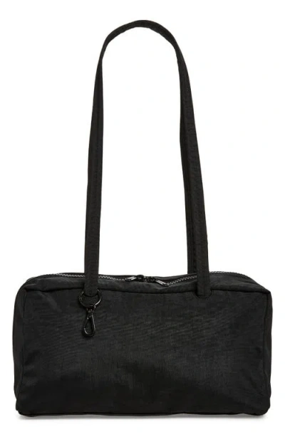 Baggu Recycled Nylon Bowler Bag In Black