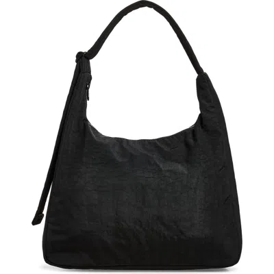 Baggu Recycled Nylon Shoulder Bag In Black