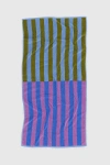 Baggu Reversible Bath Towel In Cabana Stripe Mix At Urban Outfitters