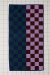 Baggu Reversible Bath Towel In Jewel Checks At Urban Outfitters In Multi