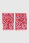 Baggu Reversible Hand Towel Set In Sea Shells At Urban Outfitters