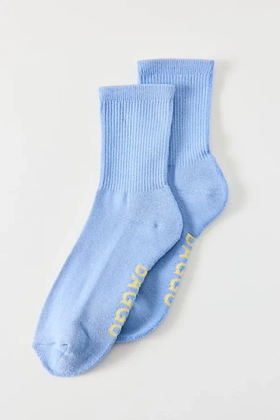 Baggu Ribbed Sock In French Blue, Women's At Urban Outfitters