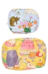 Baggu Set Of 2 Assorted Packing Cubes In Multi