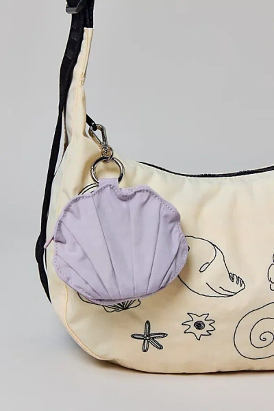 Baggu Shell Nylon Bag Charm In Lavender Grey At Urban Outfitters