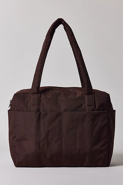Baggu Small Cloud Carry-on Bag In Coffee, Women's At Urban Outfitters In Brown