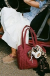 Baggu Small Cloud Carry-on Bag In Oxblood, Women's At Urban Outfitters