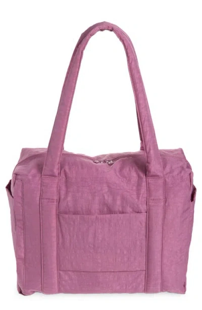 Baggu Small Cloud Carry-on Bag In Wild Plum