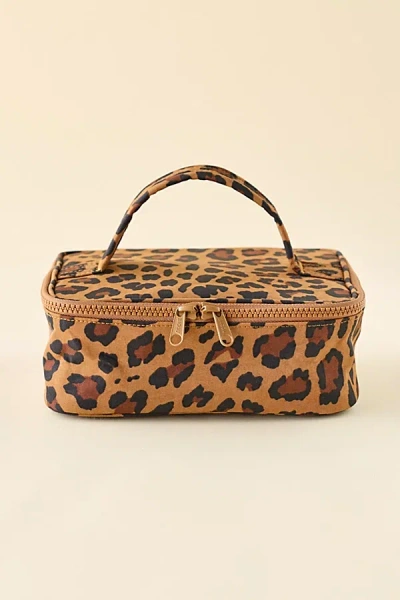 Baggu Small Cosmetic Case In Leopard At Urban Outfitters