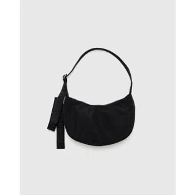 Baggu Small Nylon Crescent Bag In Black