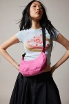 Baggu Small Nylon Crescent Bag In Azelea Pink, Women's At Urban Outfitters