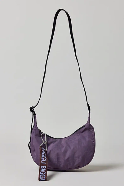 Baggu Small Nylon Crescent Bag In Dusty Violet/uo Exclusive, Women's At Urban Outfitters