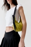 Baggu Small Recycled Nylon Crescent Bag In Lemongrass, Women's At Urban Outfitters
