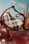 Baggu Small Nylon Crescent Bag In Mixed Plaid, Women's At Urban Outfitters In Multi