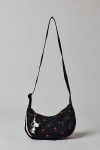 Baggu Small Nylon Crescent Bag In Painted Wildflower, Women's At Urban Outfitters