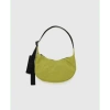 BAGGU SMALL NYLON CRESCENT BAG LEMONGRASS