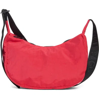 Baggu Small Nylon Crescent Bag In Red