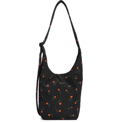Baggu Small Nylon Sling Bag In Painted Wildflower