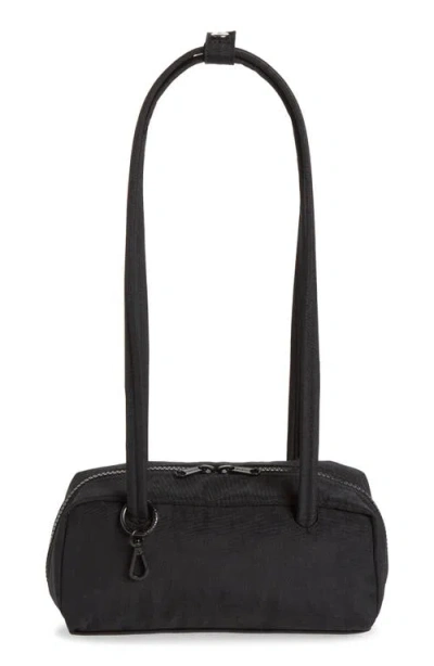 Baggu Small Recycled Nylon Bowler Bag In Black