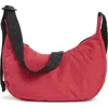 Baggu Small Recycled Nylon Crescent Bag In Red