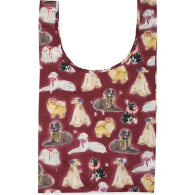 Baggu Standard  Reusable Ripstop Tote In Fancy Dogs