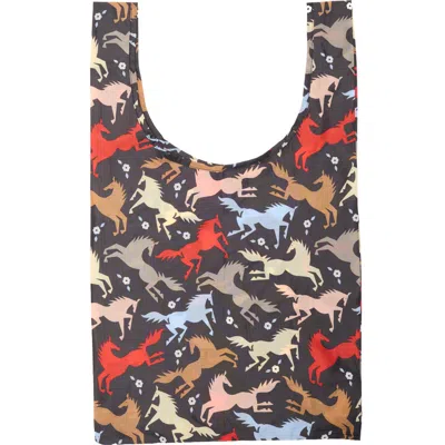 Baggu Standard Ripstop Nylon Tote In Horse Cut-outs
