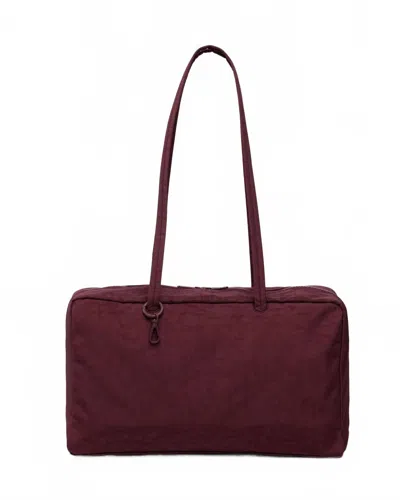 Baggu Women's Bowler Bag In Mahogany In Burgundy