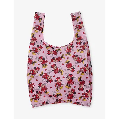Baggu Womens  X Disney Standard  Minnie Mouse-print Woven Tote Bag