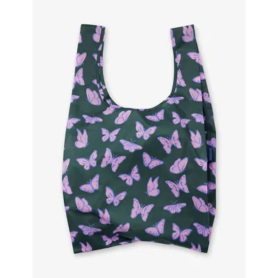 Baggu Womens  Butterfly-print Woven Tote Bag
