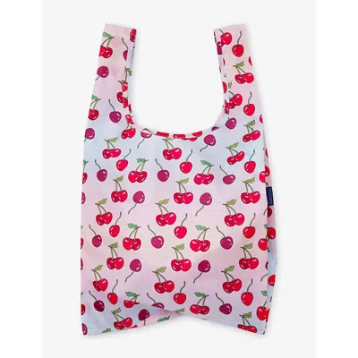 Baggu Womens  Cherry-print Woven Tote Bag