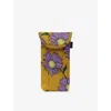 Baggu Puffy Daisy Chain-print Woven Glasses Sleeve In Multi