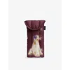 Baggu Puffy Fancy Dogs-print Woven Glasses Sleeve