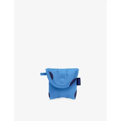 Baggu Womens Puffy Polka-dot Woven Earbuds Case