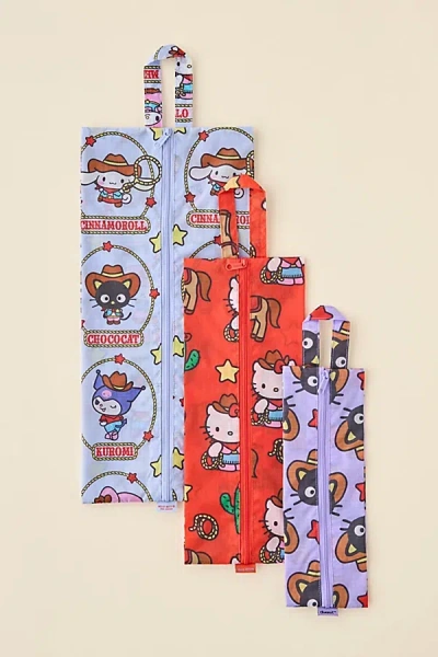 Baggu X Hello Kitty And Friends 3d Zip Pouch Set In Hello Kitty/friends At Urban Outfitters