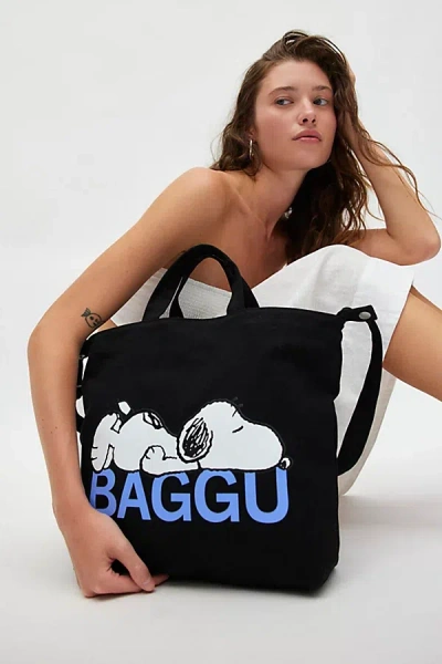 Baggu X Peanuts Horizontal Duck Bag In Black, Women's At Urban Outfitters