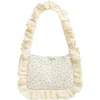 Baggy London Baguette Shoulder Bag In White