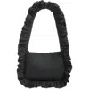 Baggy London Baguette Shoulder Bag In Black
