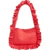 Baggy London Baguette Shoulder Bag In Red