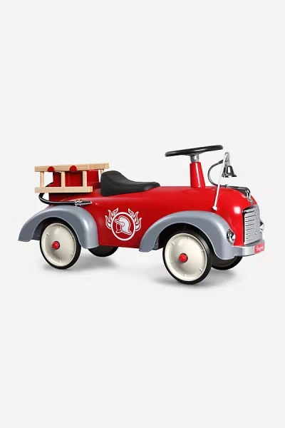 Baghera Speedster Fireman Ride-on Car In Red