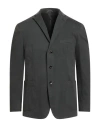 Bagnoli Sartoria Napoli Man Blazer Grey Size 44 Cotton, Elastane In Gray