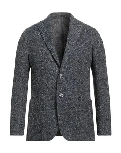 Bagnoli Sartoria Napoli Man Blazer Midnight Blue Size 46 Linen, Cotton, Polyamide