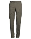 Bagnoli Sartoria Napoli Man Pants Military Green Size 30 Cotton, Elastane