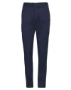 Bagnoli Sartoria Napoli Man Pants Navy Size 30 Cotton, Elastane In Navy Blue
