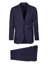 Bagnoli Sartoria Napoli Patch Pocket Single-breasted Suit In Blue