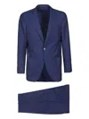 Bagnoli Sartoria Napoli Virgin Wool Single-breasted Suit In Blue