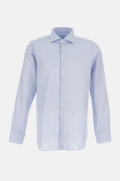 Bagutta Brando Classic Shirt In Blue