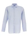 Bagutta Button-fastening Long-sleeve Shirt In Blue