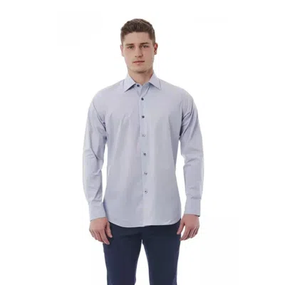 Bagutta Cotton Dress Men's Shirt In Gray