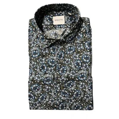 Bagutta Cotton Men Men's Shirt In Multi